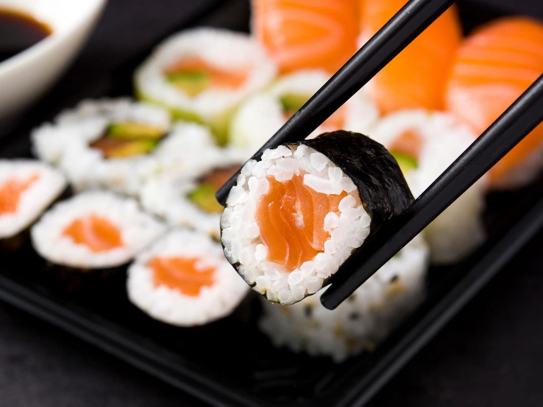 Hemgjord sushi