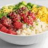 Tonfisk sashimi - kuber